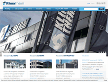 Tablet Screenshot of klima-therm.pl